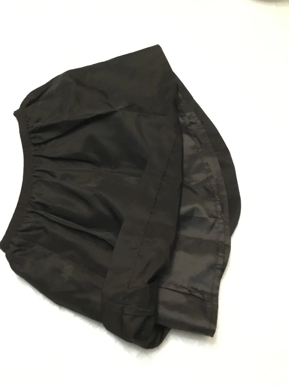 Ralph Lauren Black Circle Skater Skirt Gathered Waist Flared Size 5 New